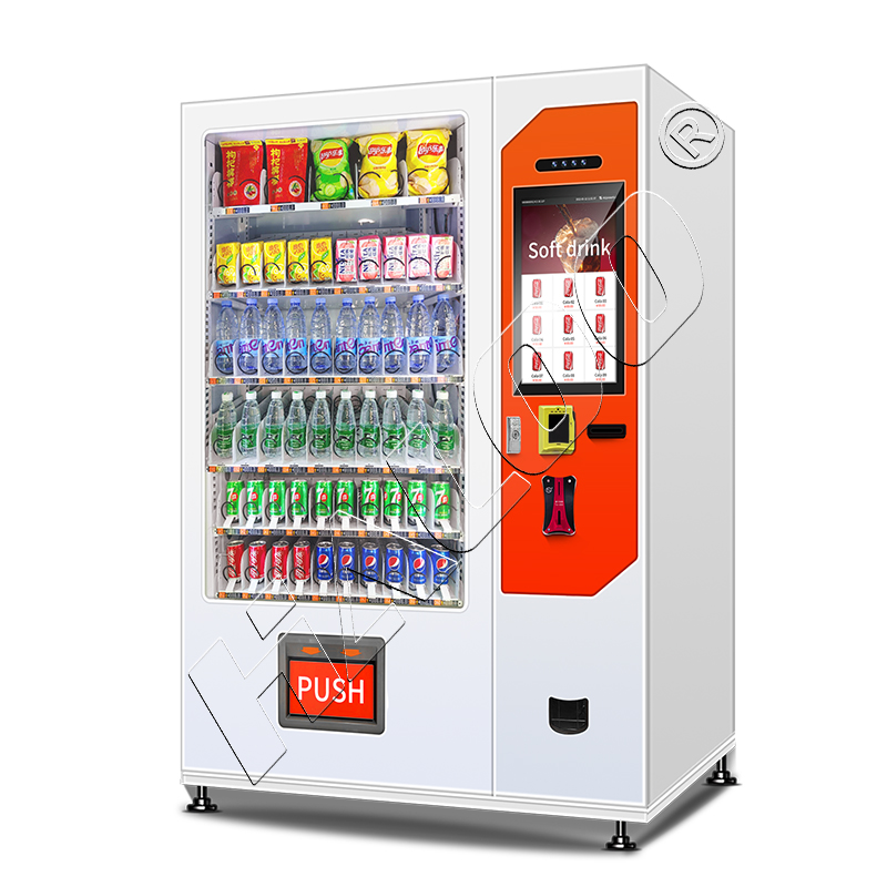 Automatic Fresh Food Vending Machine For Salad Fruit Sushi Bread Sandwich